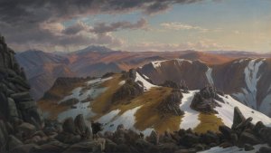 North-east view from the northern top of Mount Kosciusko by Eugene Von Guerard Oil Painting
