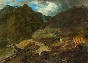 Minas De Real Del Monte, Hidalgo by Eugenio Landesio Oil Painting