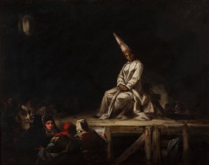 Auto-da-fe by Eugenio Lucas Velazquez Oil Painting