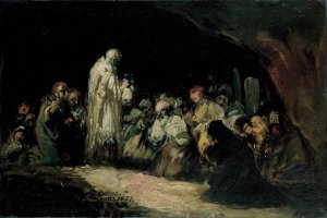 The Communion by Eugenio Lucas Velazquez Oil Painting