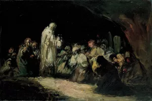 The Communion by Eugenio Lucas Velazquez Oil Painting