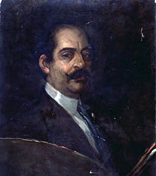 Main Product Photo of Self - Portrait Painting by Eugeno Lucas y Villamil