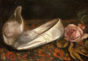 White Shoes by Eva Gonzales - Oil Painting Reproduction