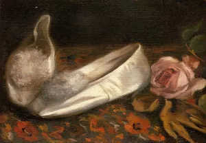 White Shoes by Eva Gonzales Oil Painting
