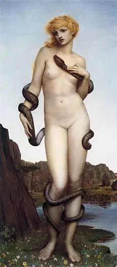 Cadmus and Harmonia painting by Evelyn De Morgan