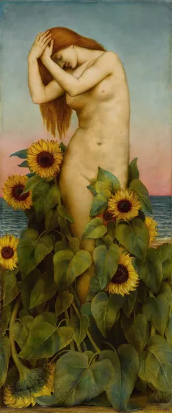 Clytie by Evelyn De Morgan Oil Painting