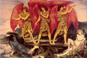 Dawn Aurora Triumphans Oil painting by Evelyn De Morgan