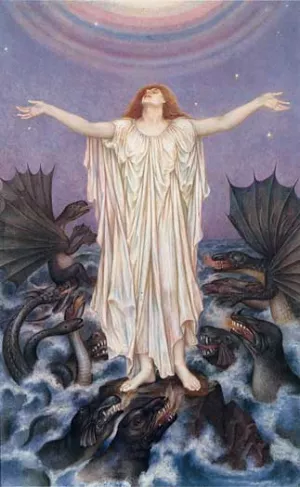 S.O.S. by Evelyn De Morgan - Oil Painting Reproduction