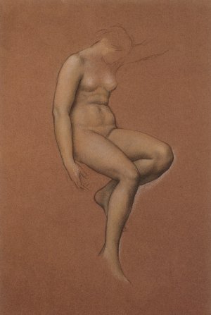 Study for In Memoriam by Evelyn De Morgan Oil Painting