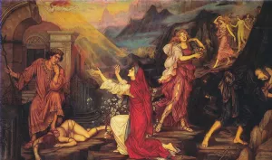 The Valley of Shadows by Evelyn De Morgan - Oil Painting Reproduction