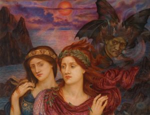 The Vision by Evelyn De Morgan Oil Painting