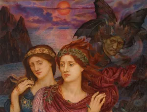 The Vision by Evelyn De Morgan Oil Painting