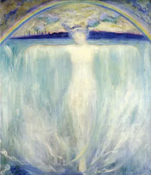 The Spirit of Niagara Oil painting by Evelyn Rumsey Carey