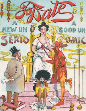 To Date. A new un serio, a good un comic by Everett E. Lowry Oil Painting