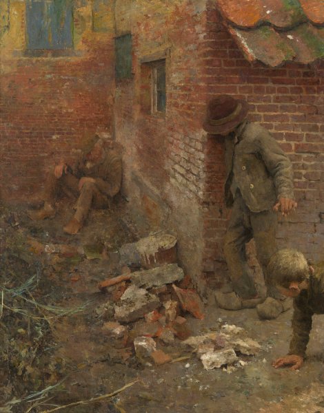 The Idiot  by Evert Larock - Hand-Painted Oil Painting Reproduction