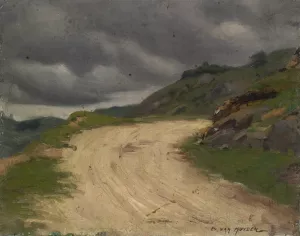 Road of Mornex Oil painting by Evert Louis Van Muyden