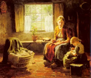 Spring Sunshine by Evert Pieters Oil Painting