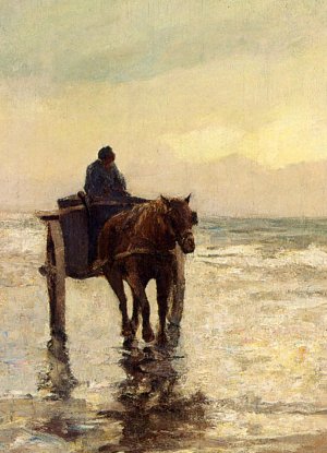 The Shell Fisher by Evert Pieters Oil Painting