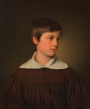 August Mullner von Marnau d. J. by Franz Eybl Oil Painting