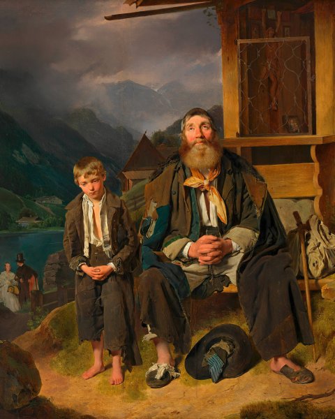 Main Product Photo of Der Bettler  Painting by Franz Eybl