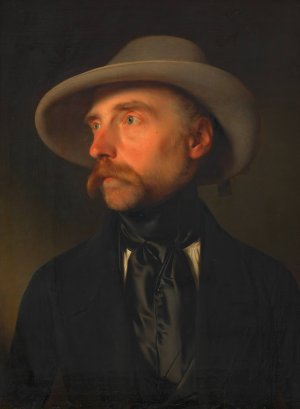 Franz Wipplinger by Franz Eybl Oil Painting