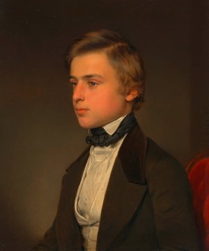 Johann Josef Rudolf von Arthaber by Franz Eybl Oil Painting
