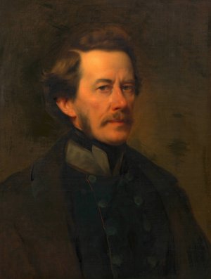 Selbstbildnis Franz Eybl by Franz Eybl Oil Painting