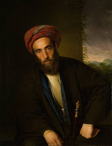 Main Product Photo of Sitzender Armenier  Painting by Franz Eybl