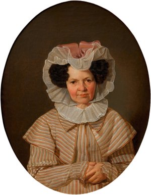 Therese Burger by Franz Eybl Oil Painting