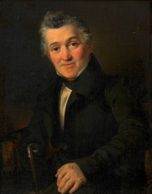 Unbekannter Herr Oil painting by Franz Eybl