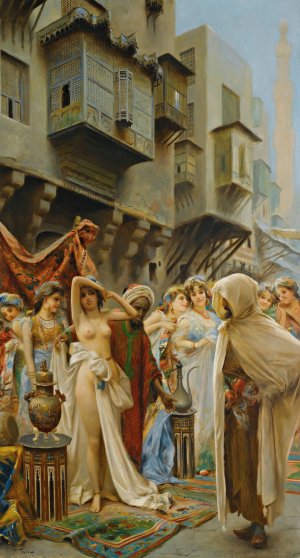 Her Master's Choice by Fabio Fabbi Oil Painting