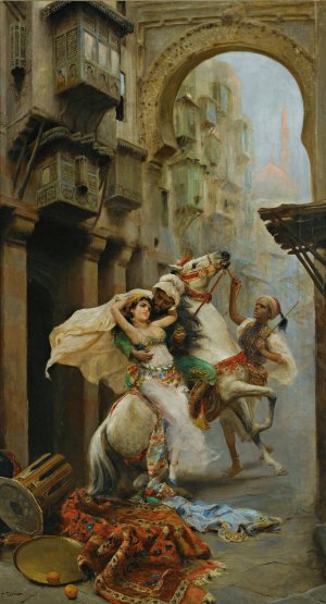 Swept Off Her Feet by Fabio Fabbi Oil Painting