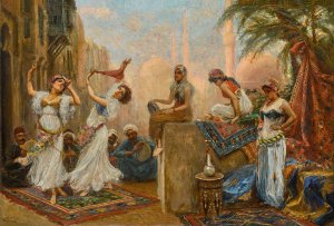 The Dancers by Fabio Fabbi Oil Painting
