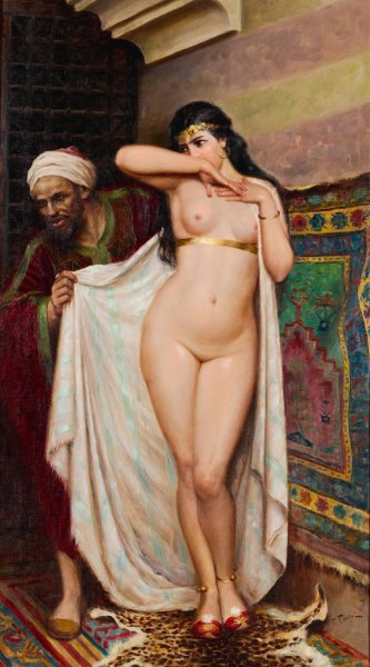 The Favourite  by Fabio Fabbi - Hand-Painted Oil Painting Reproduction