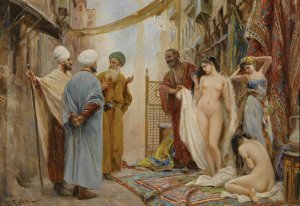 The Slave Market by Fabio Fabbi Oil Painting