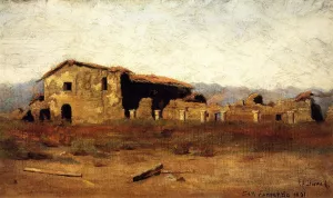 San Fernando painting by Fannie Eliza Duvall