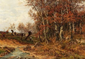 On the Way Home by Fanny Assenbaum Oil Painting
