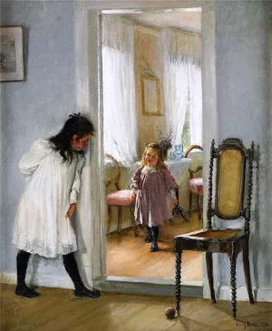 Hide And Seek by Fanny Brate - Oil Painting Reproduction