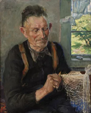 Ntbindare Oil painting by Fanny Brate