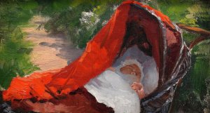 Sleep Peacefully Oil painting by Fanny Brate