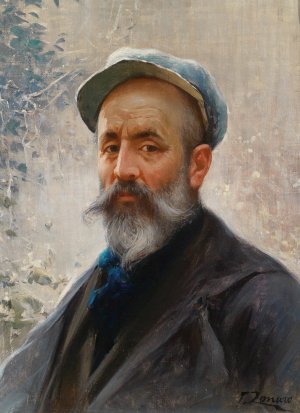 Selbstbildnis by Fausto Zonaro Oil Painting