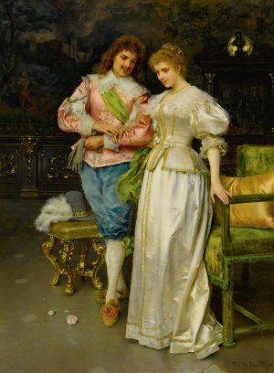 Betrothed by Federico Andreotti Oil Painting