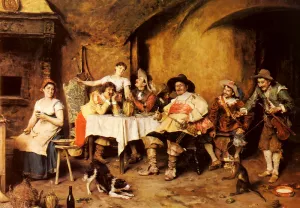 Discretion, The Better Part Of Valour Oil painting by Federico Andreotti