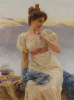 Reverie Oil painting by Federico Andreotti