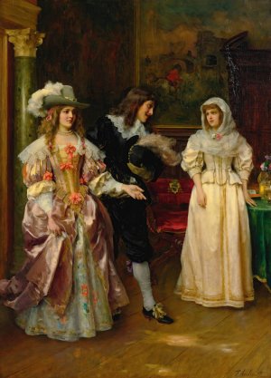 The Distinguished Visitor by Federico Andreotti Oil Painting
