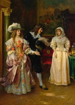 The Distinguished Visitor by Federico Andreotti Oil Painting