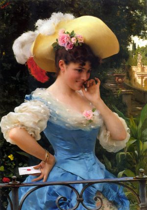 The Love Letter by Federico Andreotti Oil Painting