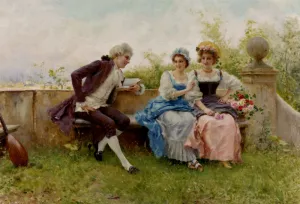 The Poem painting by Federico Andreotti