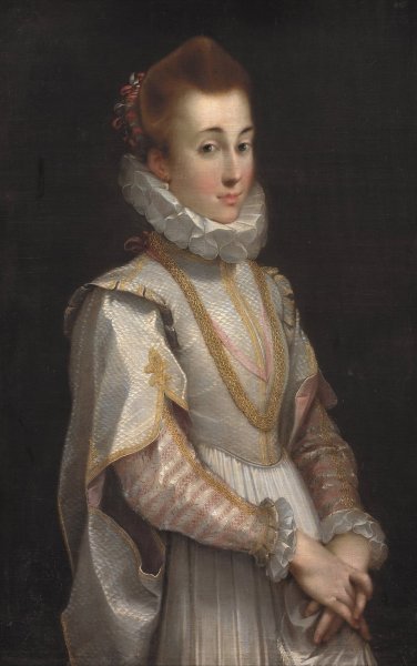 Portrait of a Young Lady by Federico Barocci - Hand-Painted Oil Painting Reproduction