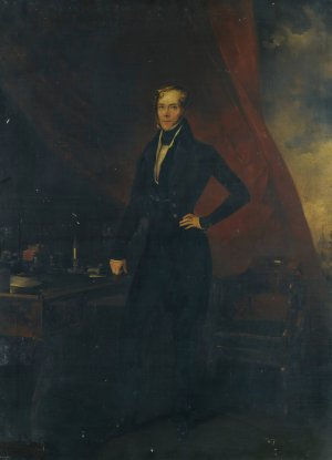 Portrait Of George William Frederick Villiers, 4th Earl Of Clarendon by Federico De Madrazo Y Kuntz Oil Painting